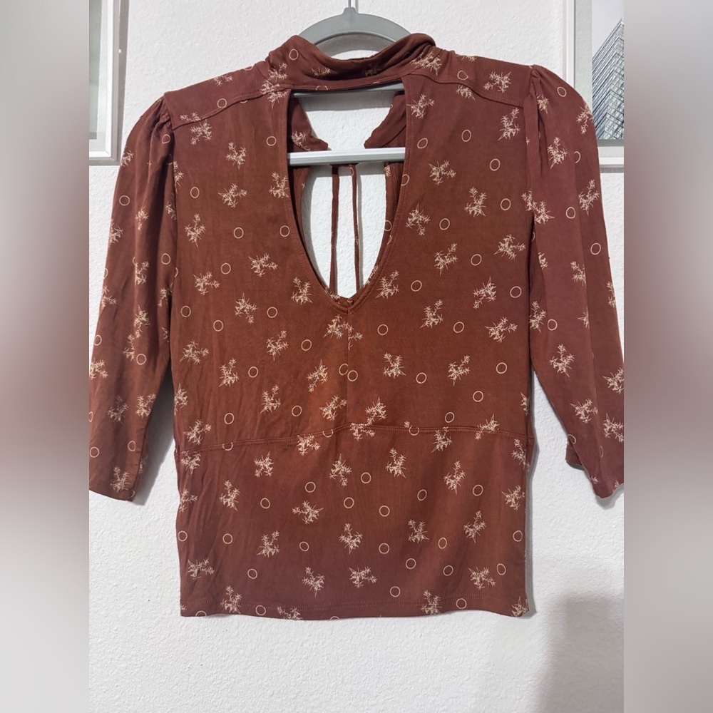 Free People Ruched Fitted Top - Picture 4 of 5